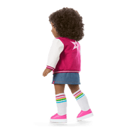 Truly Me™ 18-inch Doll #112 with curly dark-brown hair J2
