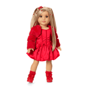 July Ruby Beauty Outfit for 18-inch Dolls X1