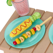 Raquel's™ Beach Chairs & Barbecue Set for 18-inch Dolls (Girl of the Year™ 2026) O0