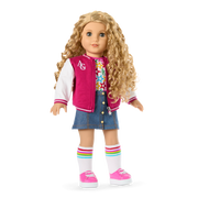 Truly Me™ 18-inch Doll #115 with curly blonde hair M8