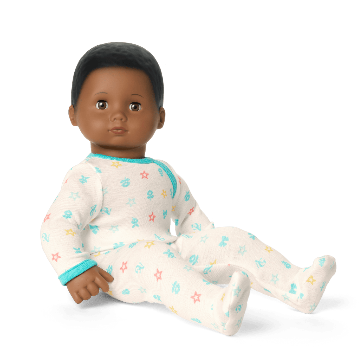 Bitty Baby® Doll #1 with black hair in Pastel Blue G5