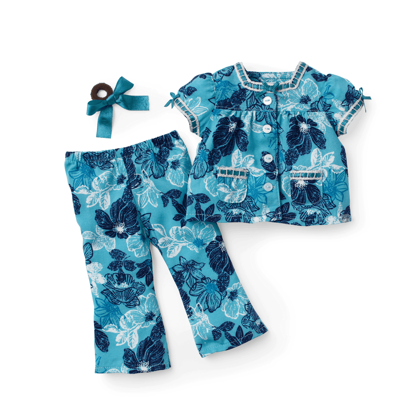 Nanea’s™ Floral Pajamas for 18-inch Dolls (Historical Characters) L0