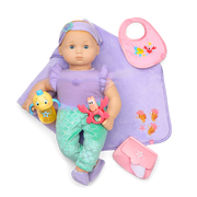 Disney Princess Ariel Cuddle & Care Set with Bitty Baby® Doll by American Girl® U9
