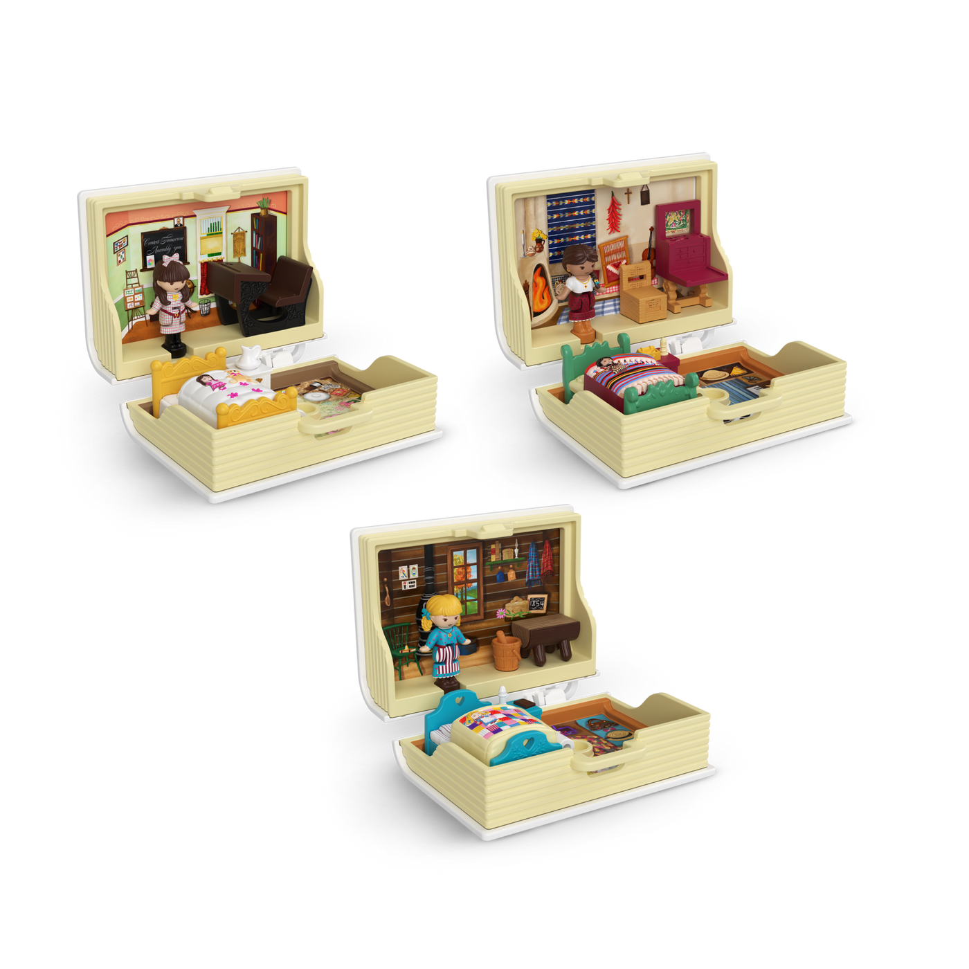 Polly Pocket™ x American Girl® Compact 3-Pack Set X6