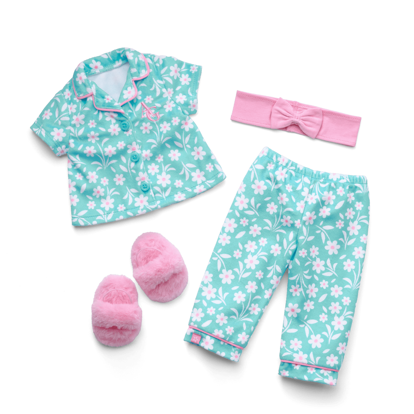 Flower Fun PJs for 18-inch Dolls F5