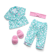 Flower Fun PJs for 18-inch Dolls F5