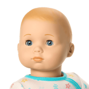 Bitty Baby® Doll #3 with blonde hair in Pastel Blue C5