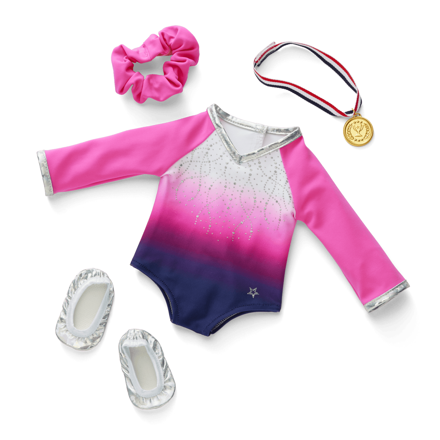 Beam with Pride Gymnastics Outfit for 18-inch Dolls H2