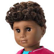 Truly Me™ 18-inch Doll #113 with curly dark-brown hair O5