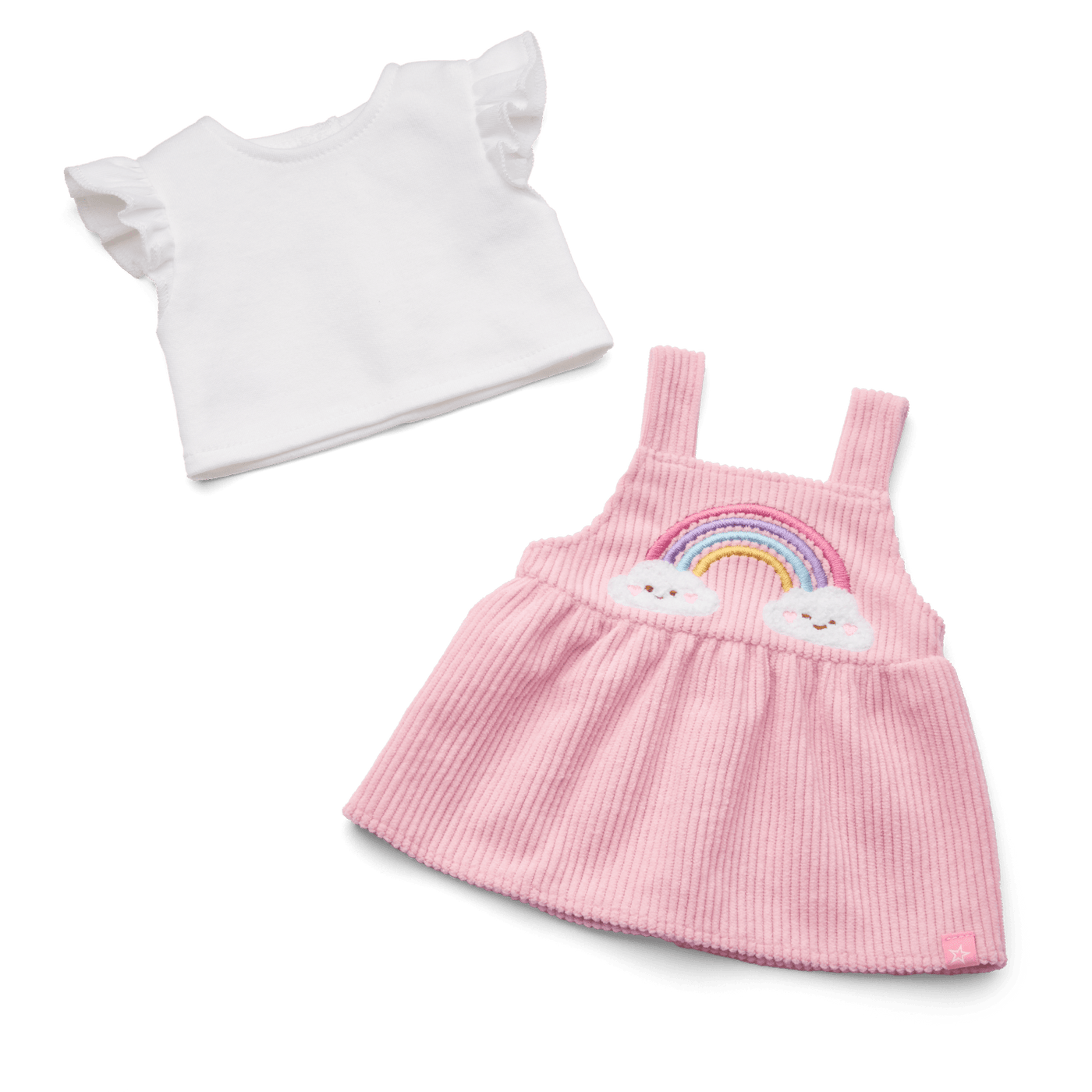 Rainbow Corduroy Outfit for Bitty Baby® Dolls R9