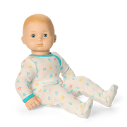 Bitty Baby® Doll #3 with blonde hair in Pastel Blue C5