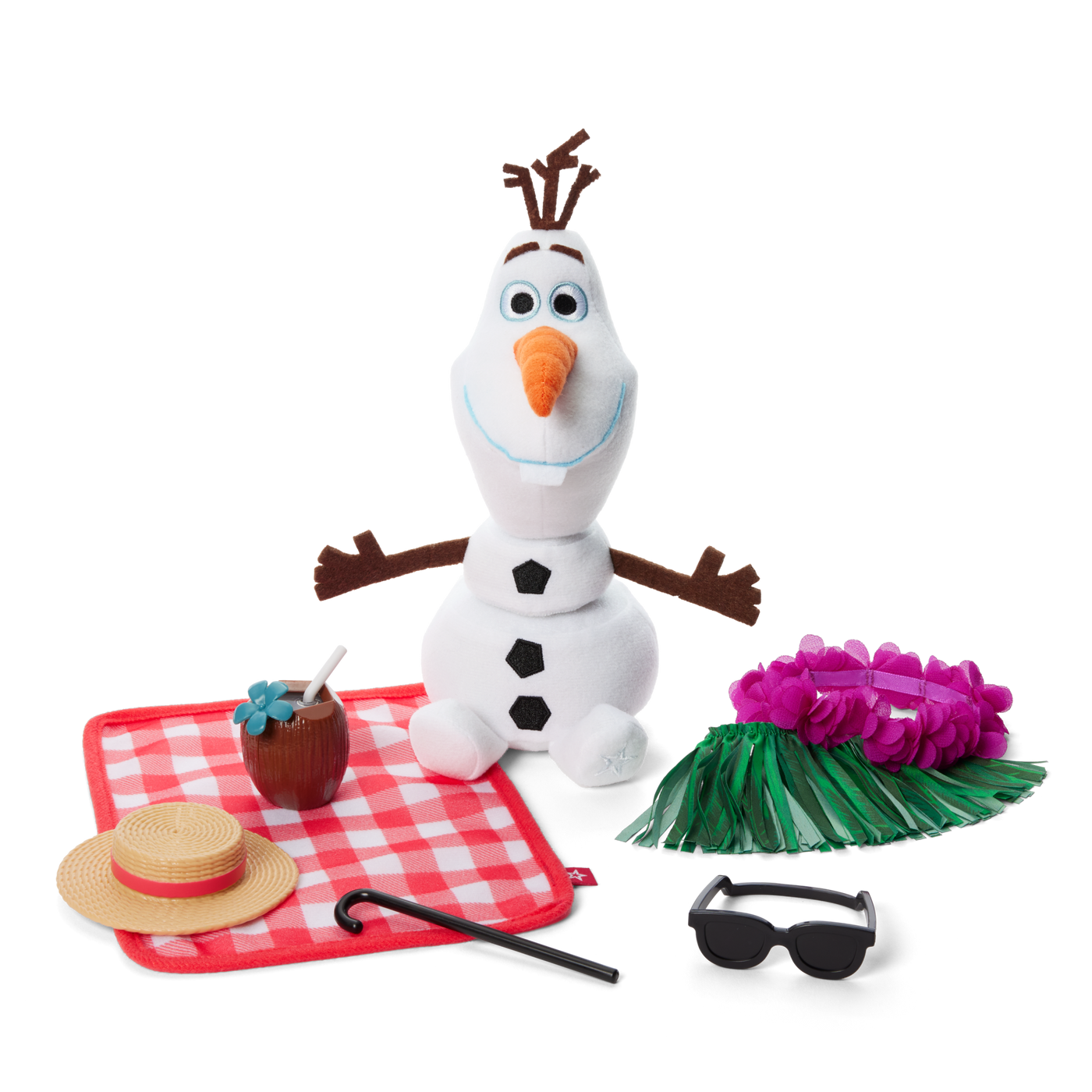 Disney Frozen Olaf Plush & Summer Accessories by American Girl® M5