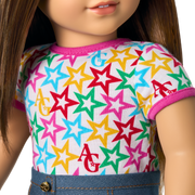 Truly Me™ 18-inch Doll #107 with straight brown hair Q0