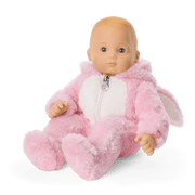 Playful Pink Bunny One-Piece Outfit for Bitty Baby® Dolls E2
