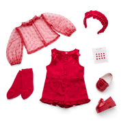 January Garnet Glam Outfit for 18-inch Dolls R3