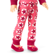 American Girl® x Hanna Andersson Berry Bright Stars Pajamas for 14.5-inch Dolls U2