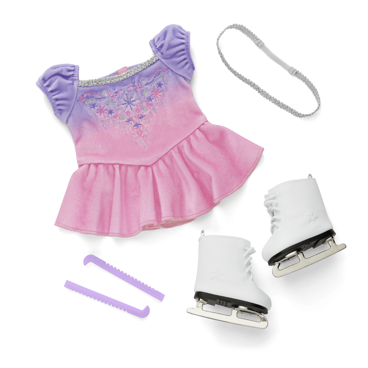 Spin in Style Figure-Skating Outfit for 18-inch Dolls E7