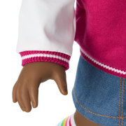 Truly Me™ 18-inch Doll #112 with curly dark-brown hair J2