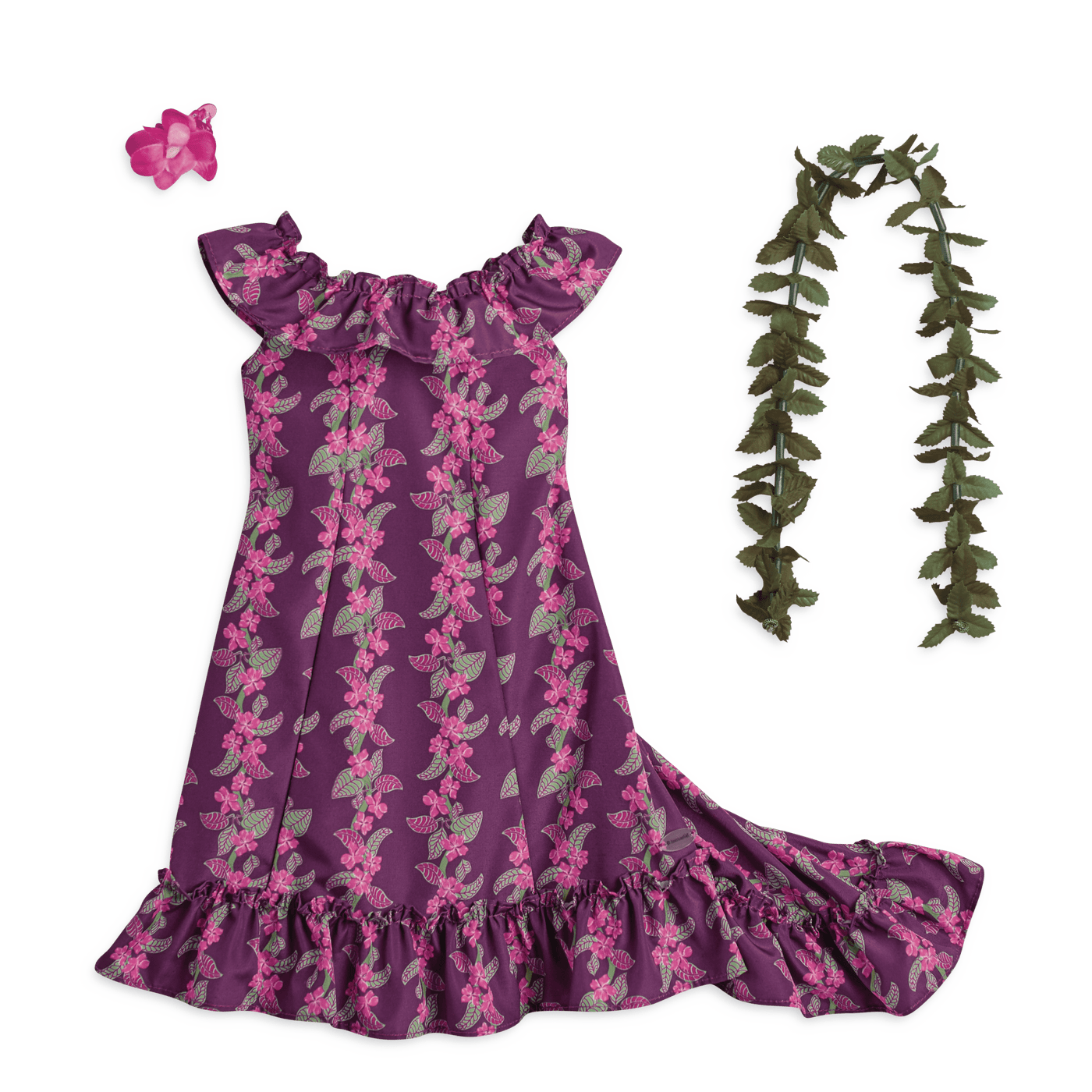Nanea's Holoku Dress for 18-inch Dolls (Historical Characters) N3