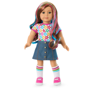 Truly Me™ 18-inch Doll #101 with wavy caramel hair V4