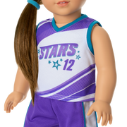 Star Player Basketball Outfit for 18-inch Dolls F5