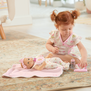 Bitty Baby® Doll #6 with red hair Care & Play Set I3