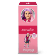 Truly Me™ 18-inch Doll #116 with wavy purple-and-pink hair J1