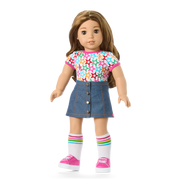 Truly Me™ 18-inch Doll #118 with curly caramel hair S2