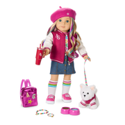 Truly Me™ 18-inch Doll #110 with wavy blonde hair U8