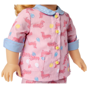 Maryellen’s™ Dachshund Pajamas for 18-inch Dolls (Historical Characters) A2