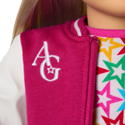 Truly Me™ 18-inch Doll #100 with straight layered blonde hair R7