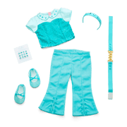 March Aquamarine Dream Outfit for 18-inch Dolls E5