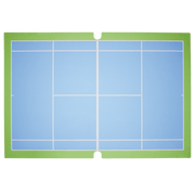 Isabel™ & Nicki's™ 2-in-1 Tennis Court & Skate Spot for 18-inch Dolls (Historical Characters) S1