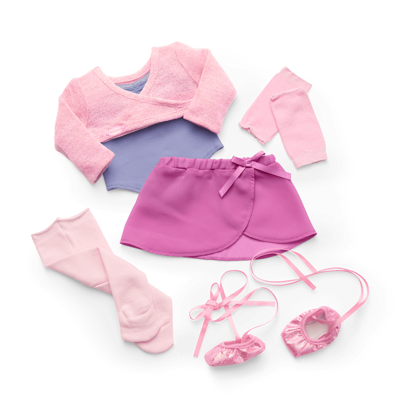 Plié Away Ballet Practice Outfit for 18-inch Dolls E7