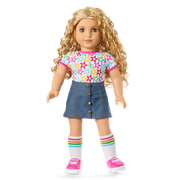 Truly Me™ 18-inch Doll #115 with curly blonde hair M8