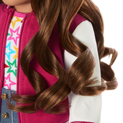 Truly Me™ 18-inch Doll #117 with wavy dark-brown hair R5