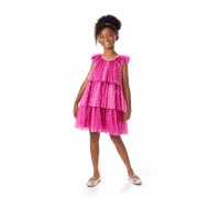Pink Party-Ready Dress for Girls R5