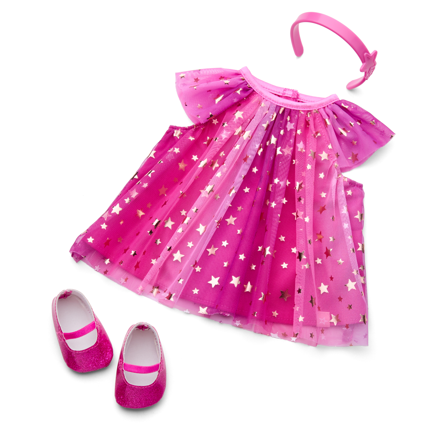Pink Party-Ready Dress for Bitty Baby® Dolls A4