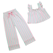Raquel's™ Coastal Stripes Pajamas for Girls (Girl of the Year™ 2026) H2