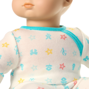 Bitty Baby® Doll #3 with blonde hair in Pastel Blue A3