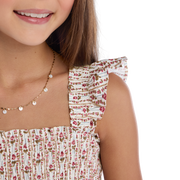 American Girl® x Hill House Home Tiny Ellie Nap Dress for Girls (Felicity™ Print) I2