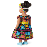 Día de Muertos Celebration Outfit for 18-inch Dolls I9