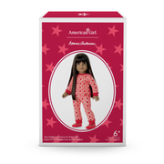 American Girl® x Hanna Andersson Berry Bright Stars Pajamas for 18-inch Dolls Q6