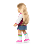 Truly Me™ 18-inch Doll #131 with straight blonde hair A3