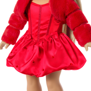July Ruby Beauty Outfit for 18-inch Dolls X1