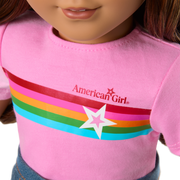 Truly Me™ 18-inch Doll #117 with wavy dark-brown hair R5