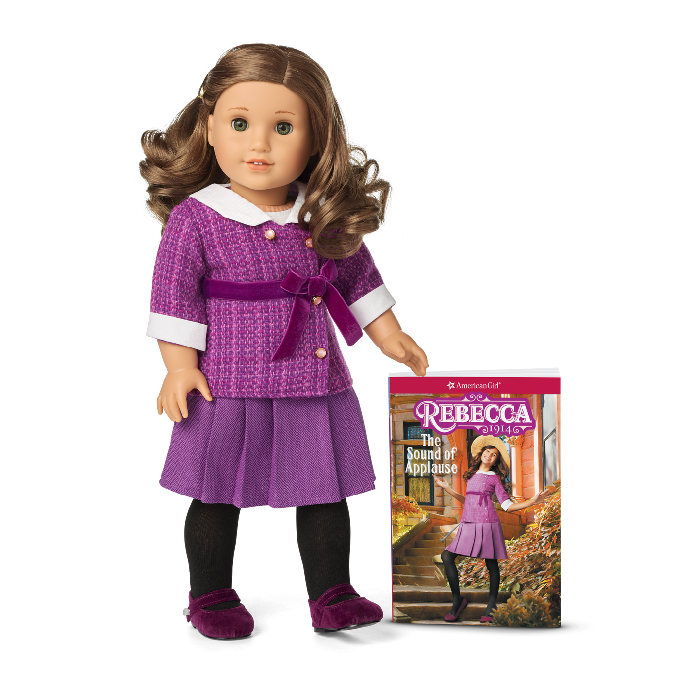 Rebecca™ 18-inch Doll & Book (Historical Characters) H5
