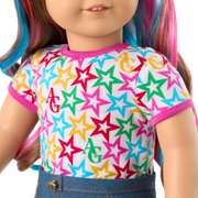 Truly Me™ 18-inch Doll #101 with wavy caramel hair V4