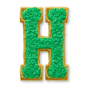 AG™ Letter H Stick-On Patch J4