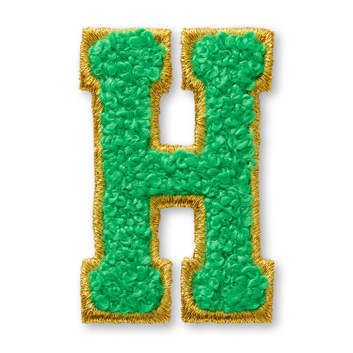 AG™ Letter H Stick-On Patch J4